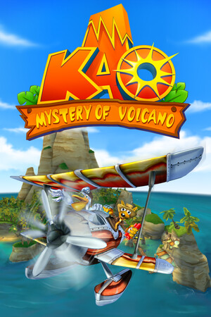 Capa de Kao the Kangaroo: Mystery of the Volcano (2005 re-release)