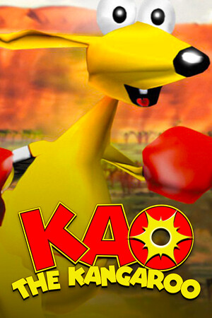 Capa de Kao the Kangaroo (2000 re-release)